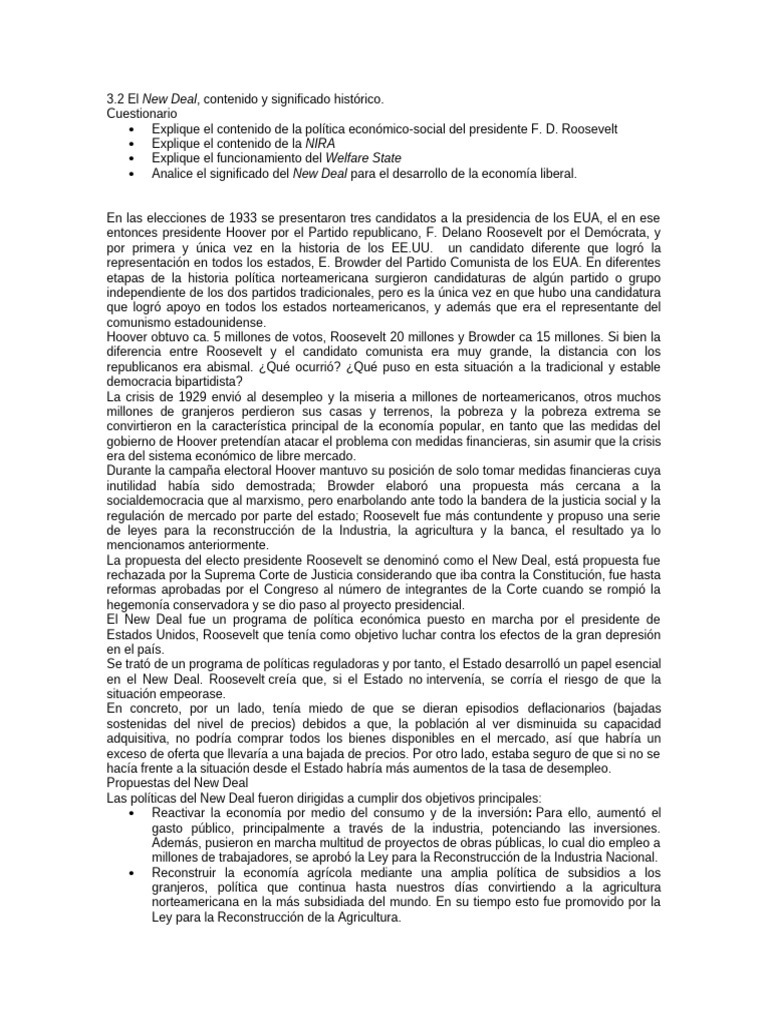 New Deal | PDF