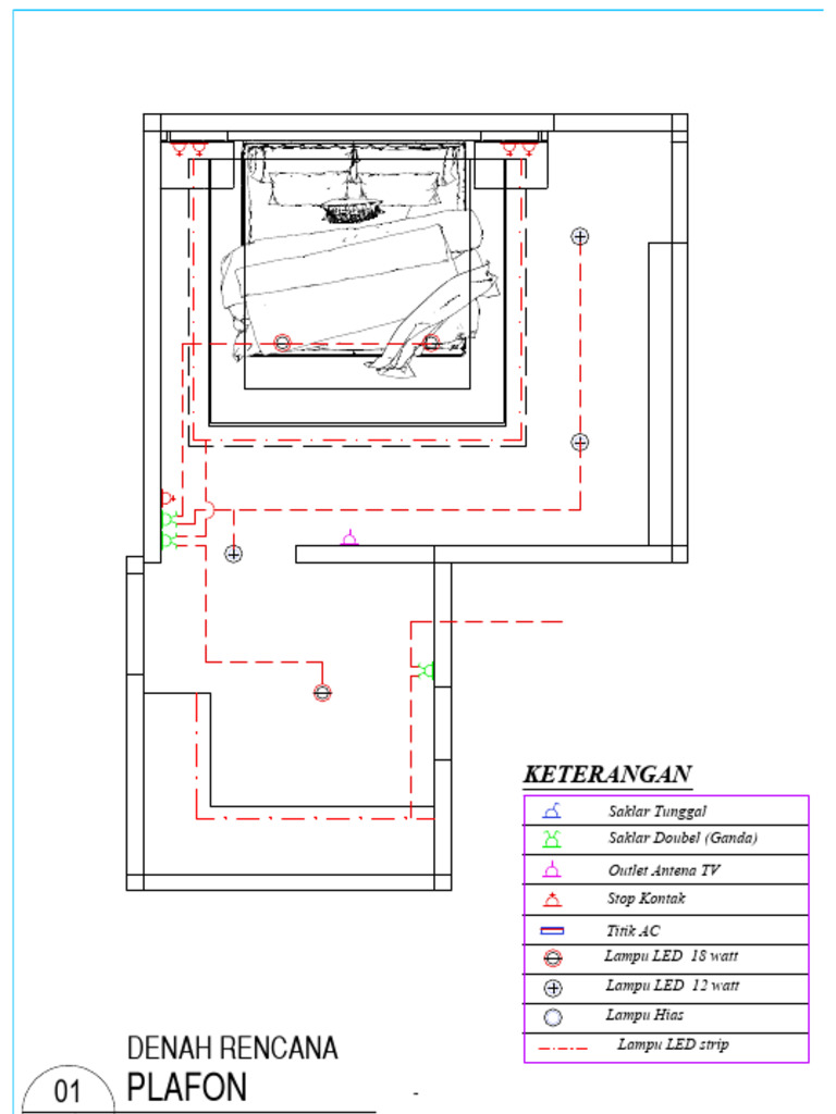 Denah Titik Lampu | PDF