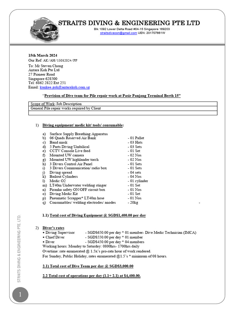 General UW Work - (Steel - Hotworks) | PDF