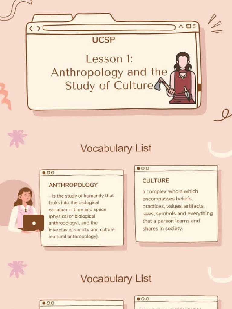 Anthropology and The Study of Culture PDF