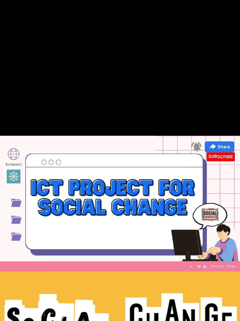 Ict project for social change pdf