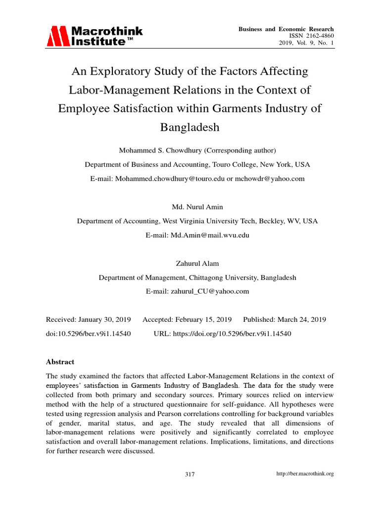 An Exploratory Study of The Factors Affe | PDF
