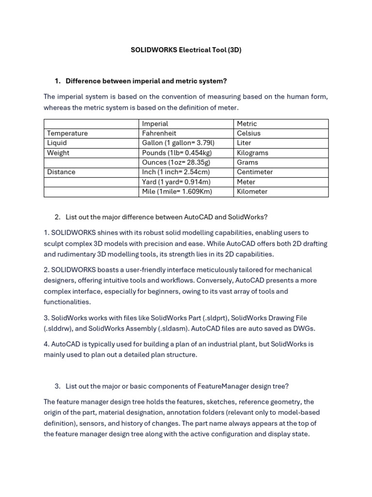SOLIDWORKS Electrical Tool | PDF