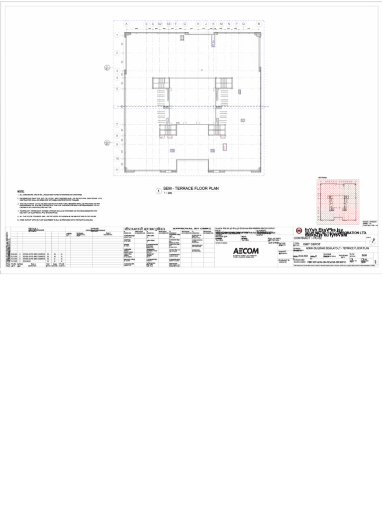 Terrace Floor Plan Admin Building | PDF
