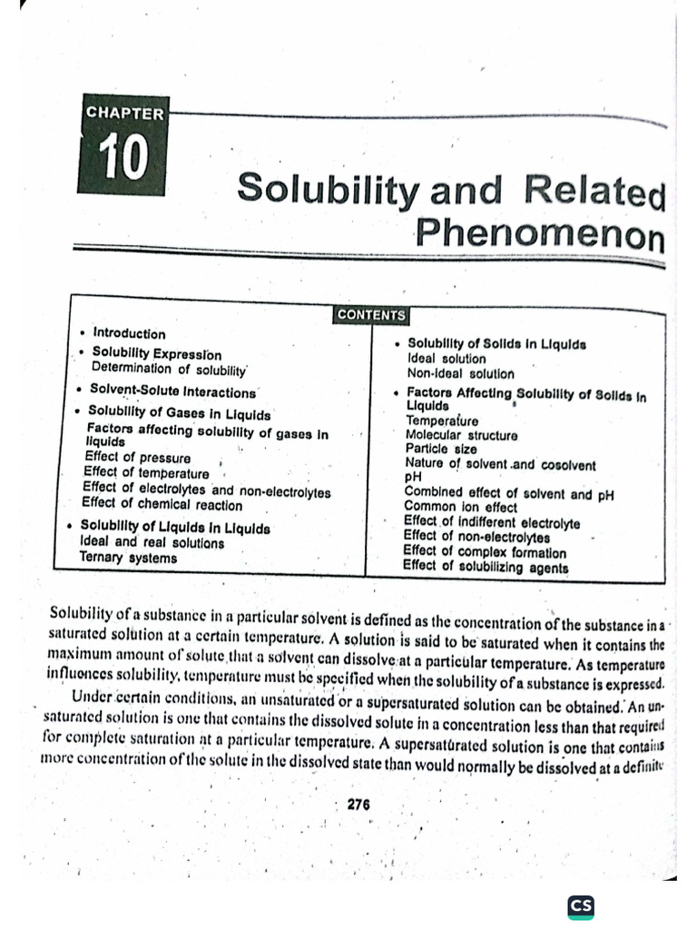 Solubility Curve - 1 | PDF