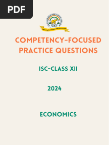 CFQ ISC Economics XII