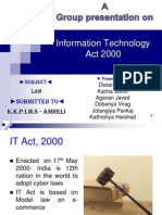 Information Technology Act 2000: Submitted To