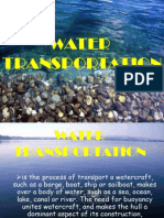 Water Transportation Power Point