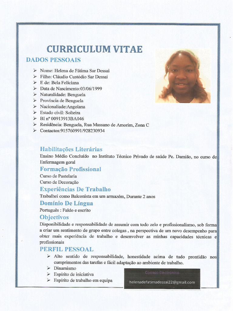 Meu Currículo | PDF