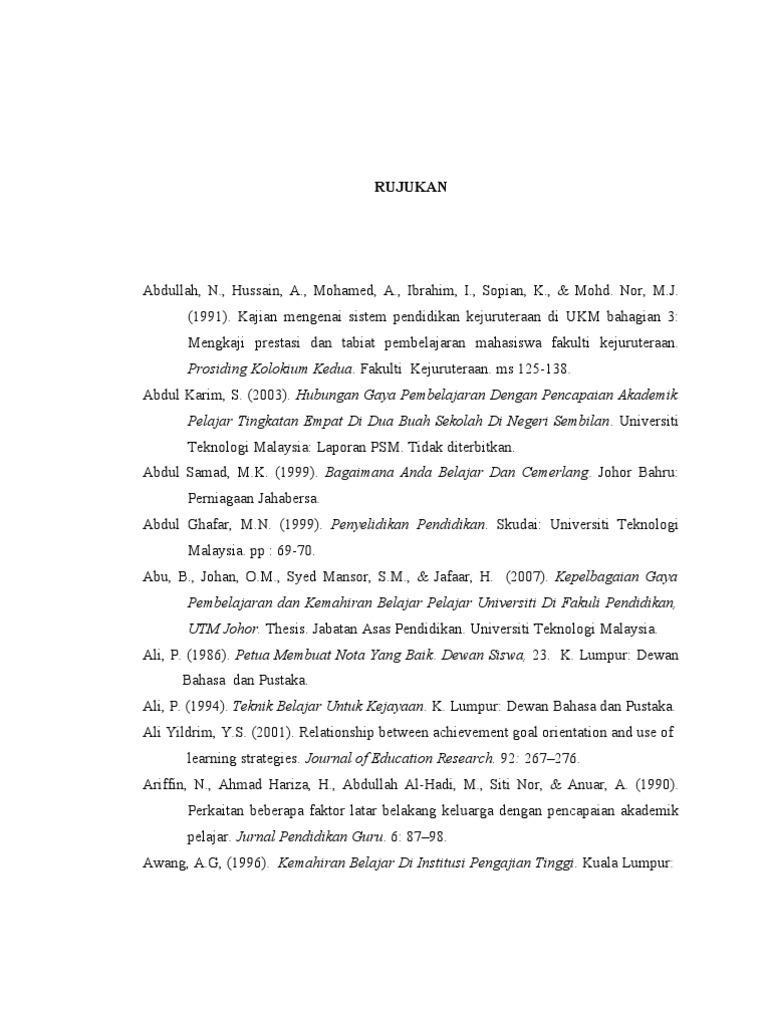 Gaya Pembelajaran dan Pencapaian Akademik | PDF