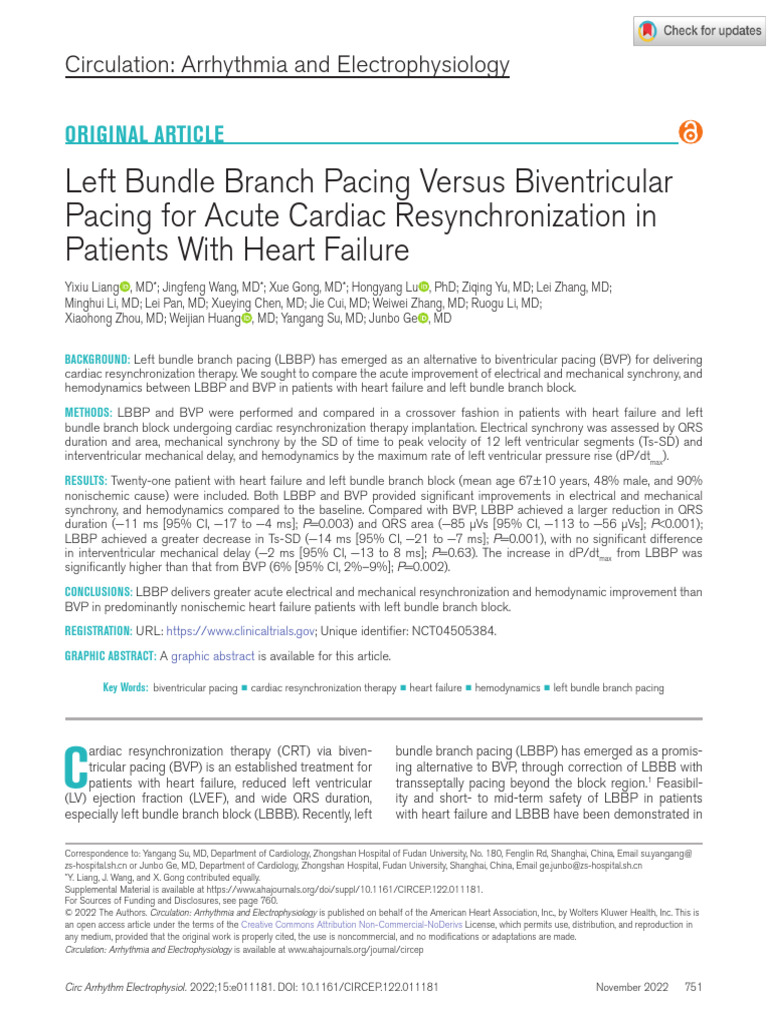 liang-et-al-2022-left-bundle-branch-pacing-versus-biventricular-pacing ...