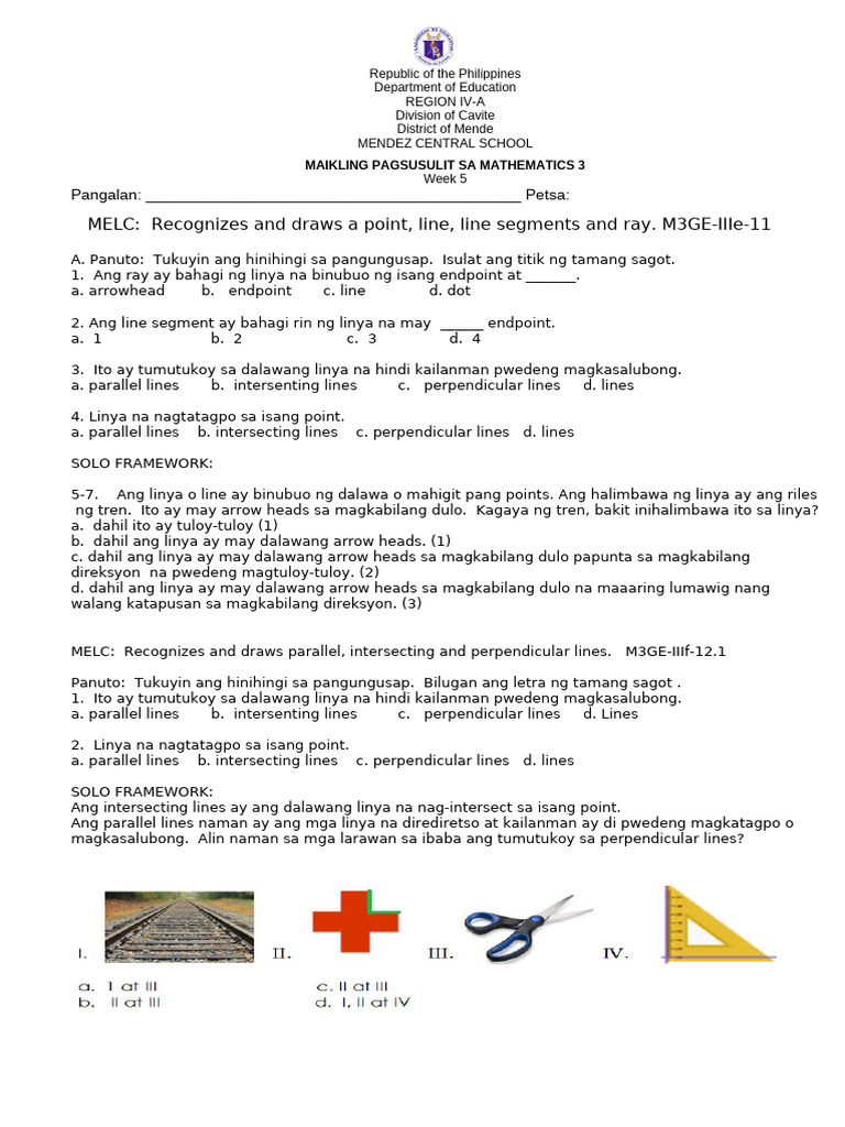 Understanding Lines and Rays in Math | PDF | Geometry | Euclid