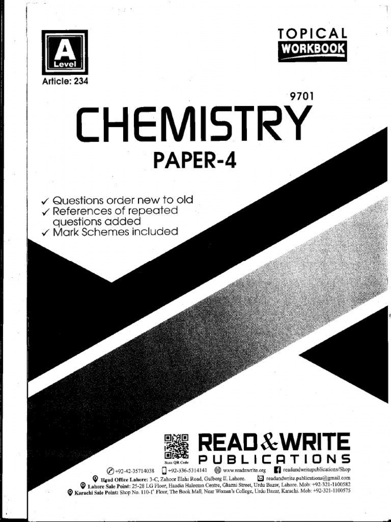 Chemistry P 4 A Level Pdf