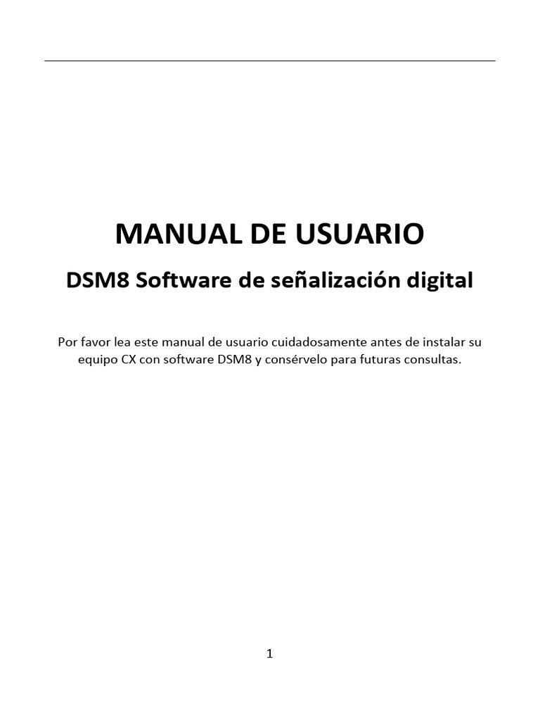 Guía de Usuario para DSM8 | PDF | Computación de 64 bits | Informática
