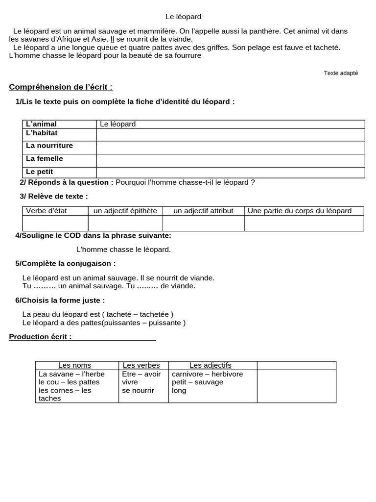 Le Léopard | PDF