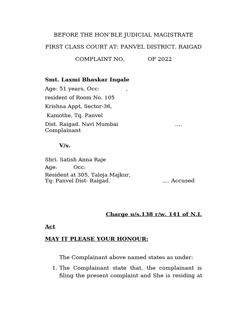 Complaint | PDF