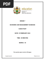 2024 Final EMS Grade 7 Term 3 Project - Learner Book | PDF