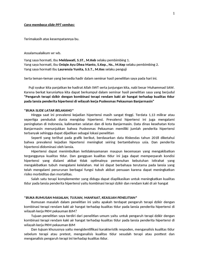 Cara Baca | PDF