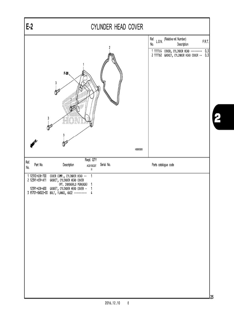 Honda Click 150 SPARE PARTS | PDF