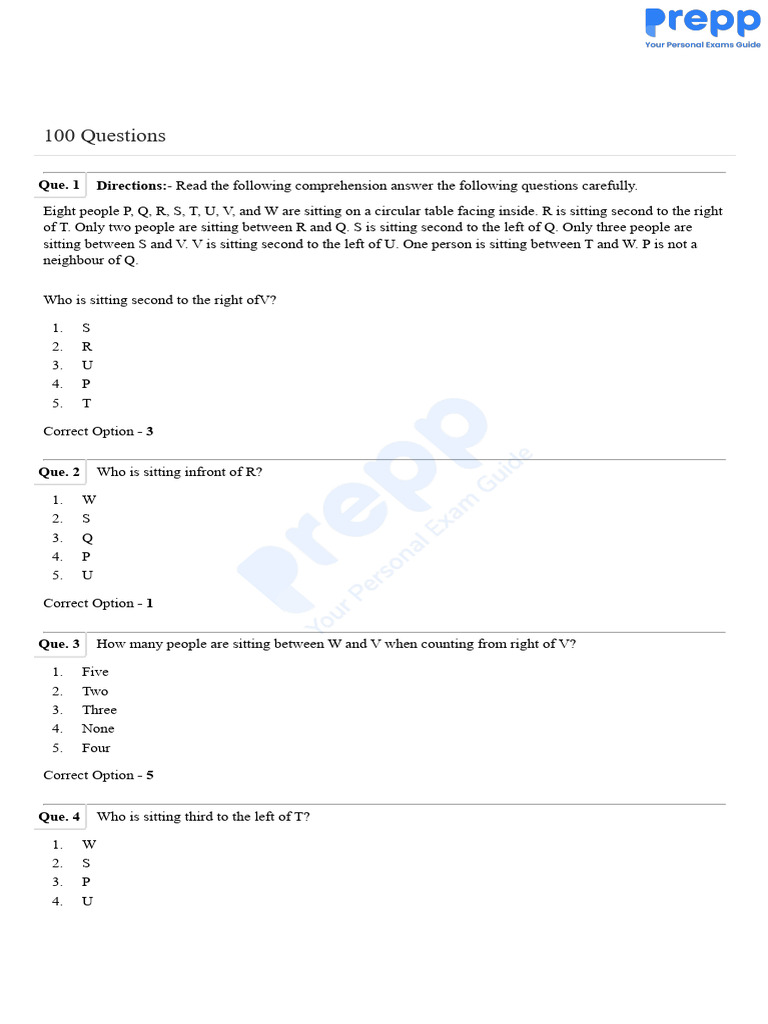 IBPS Clerk Prelims 26 Aug 2023 Shift 1 Memory Based Paper | PDF