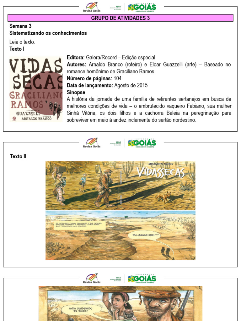 Revisa Goiás - 2 Série LP - Agosto 3 | PDF