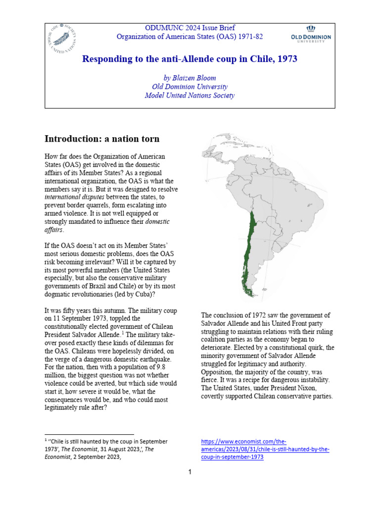 Oas Chile | PDF