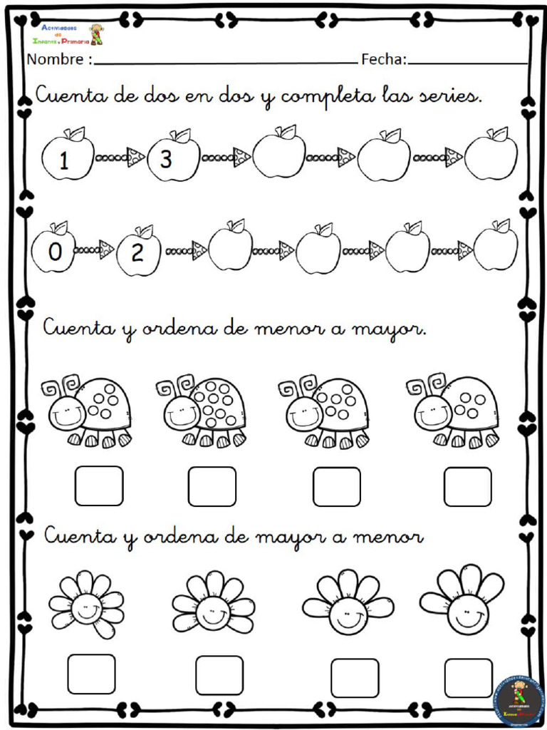 Contar de Dos en Dos | PDF