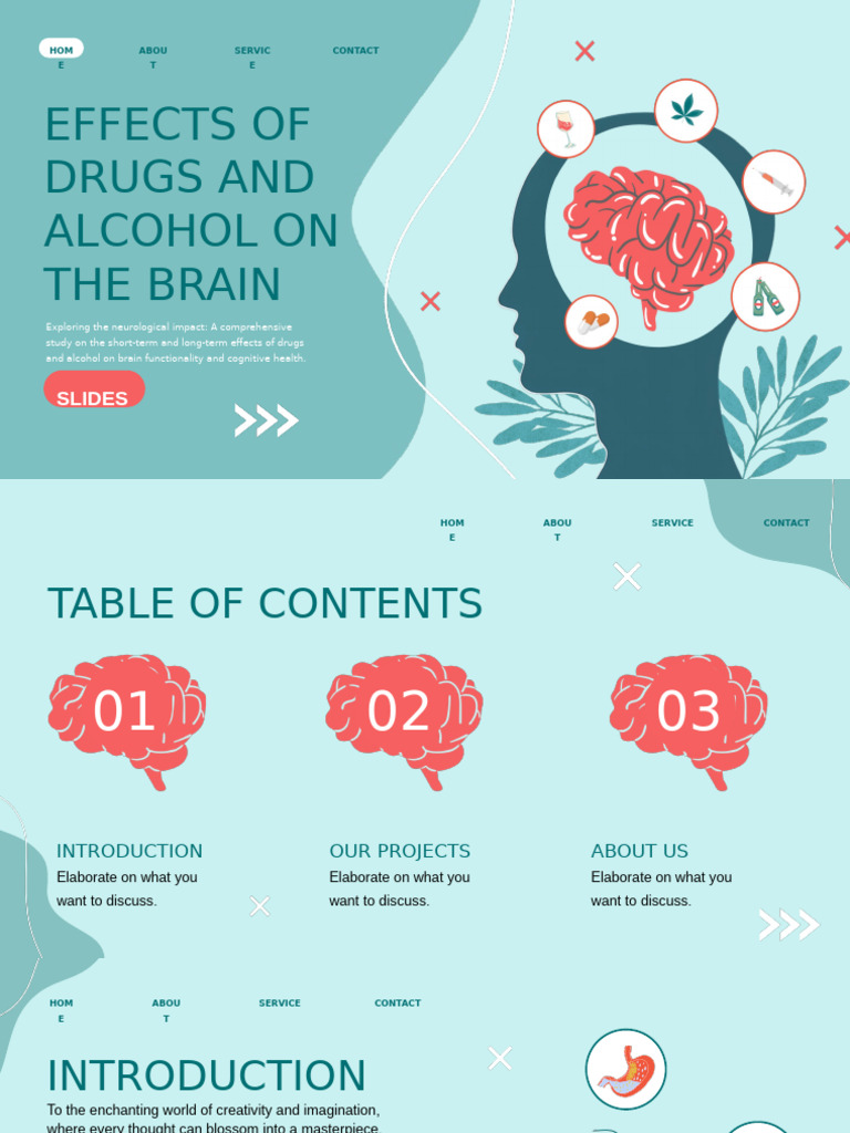 Effects of Drugs and Alcohol On The Brain Slides | PDF