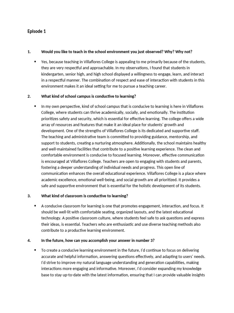 FS1 REFLECTION FINAL Okay Ni | PDF