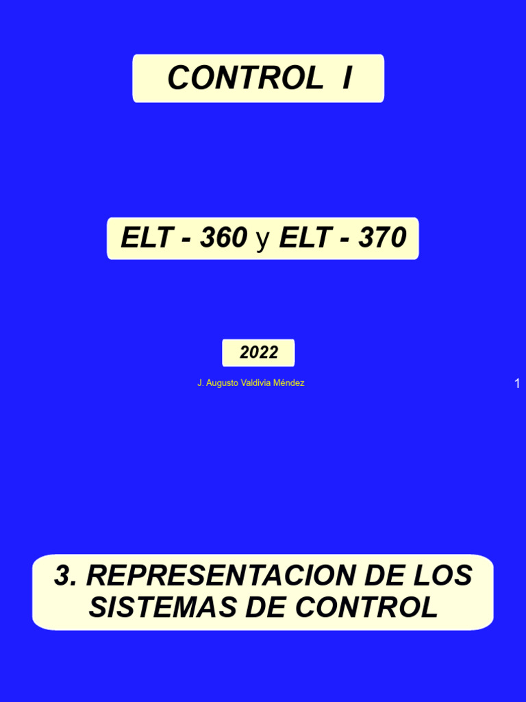 3 EDL y Los Sist de Control | PDF