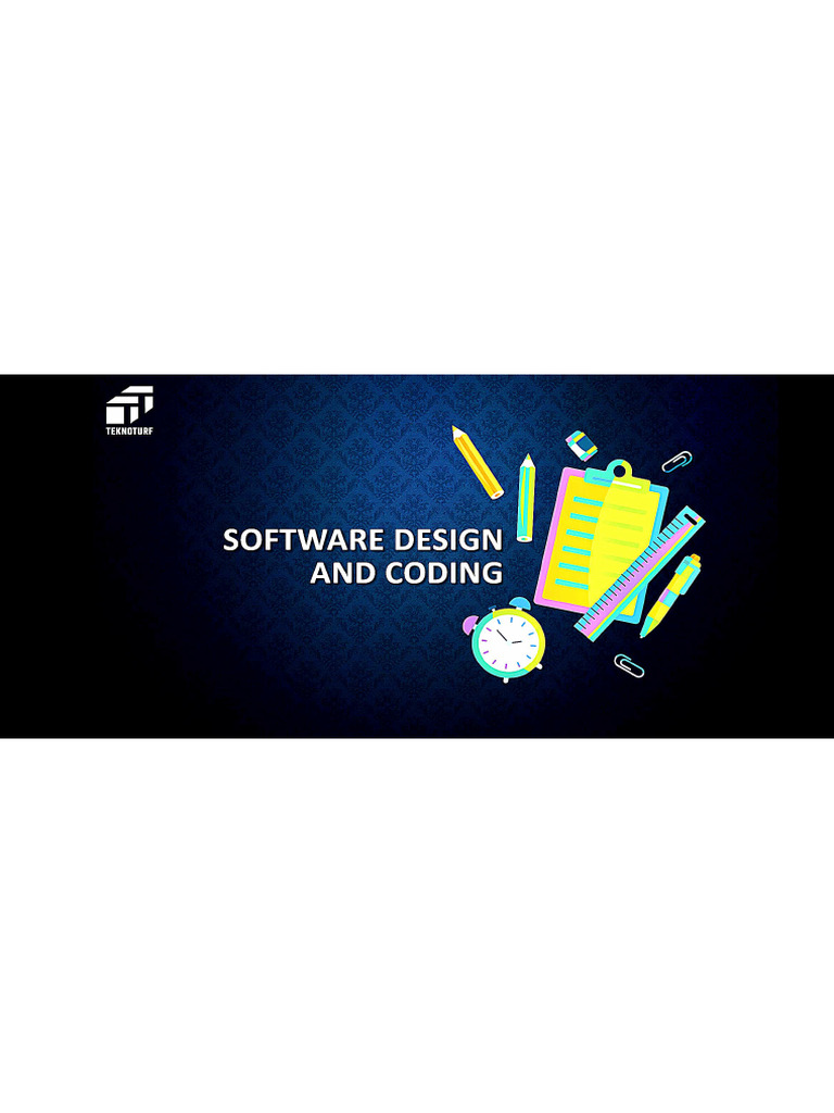 Software design and coding phases of software development pdf