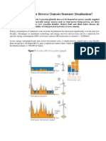 Winds of Change For Reverse Osmosis Seawater Desalination
