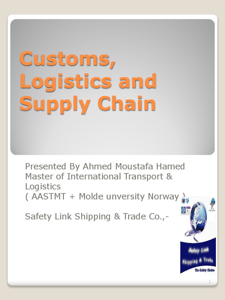 Customs Logistics in Supply Chain Management | PDF | Logistics | Supply ...