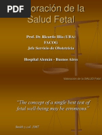 Valoración de La Salud Fetal