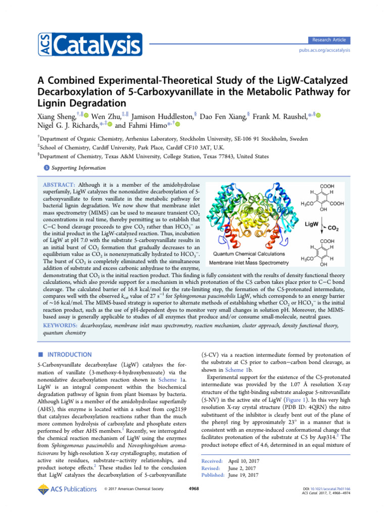 Sheng Et Al 2017 A Combined Experimental Theoretical Study of The Ligw ...