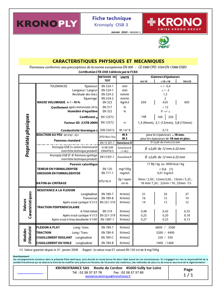 MeryBois OSB Kronospan | PDF