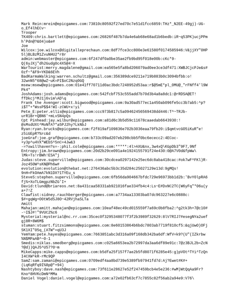 Epic game pdf