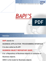 BAPI and Business Objects Overview