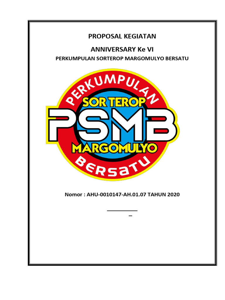 PROPOSAL Anniversary 6 2024 | PDF