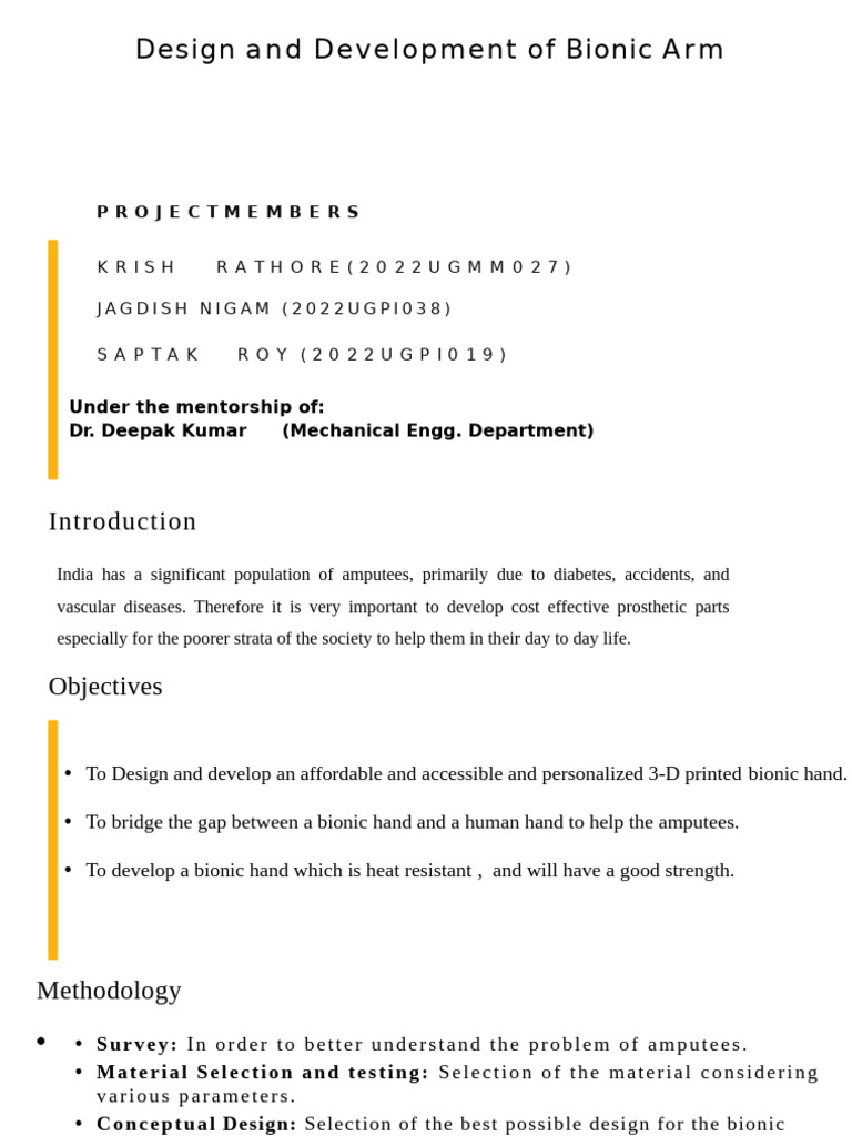 Bionic Hand Latest | PDF
