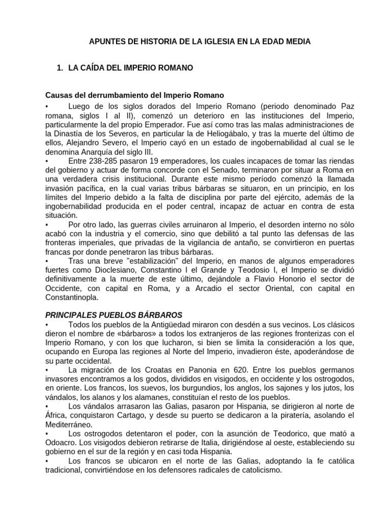 Copia de APUNTES DE HISTORIA DE LA IGLESIA EN LA EDAD MEDIA 2 | PDF