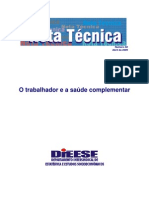 DIEESE NOTA TEC 82 Saude Complementar