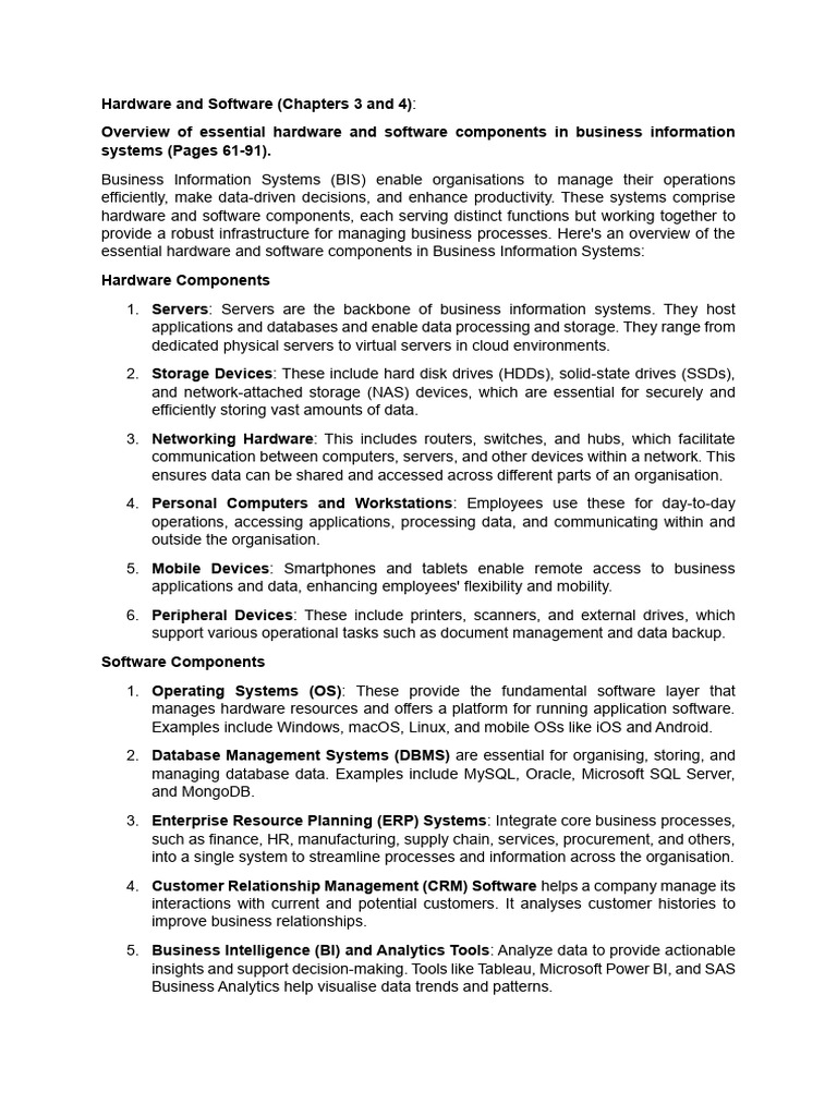 Chapter 3 and 4 Notes | PDF