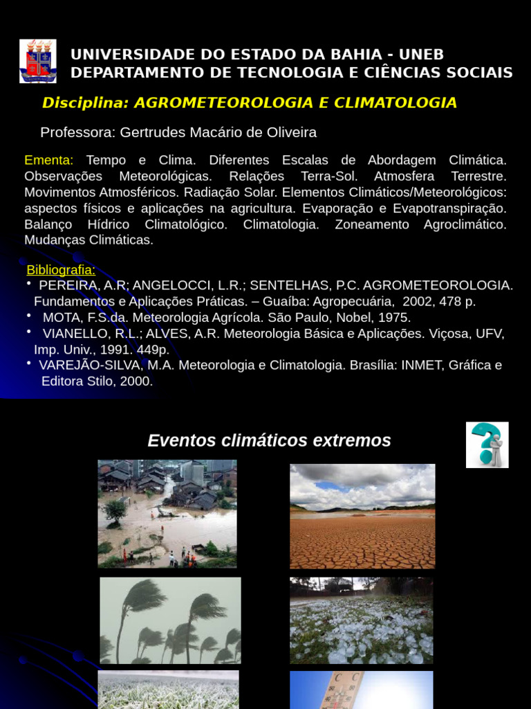 1a Aula Meteorologia1 | PDF