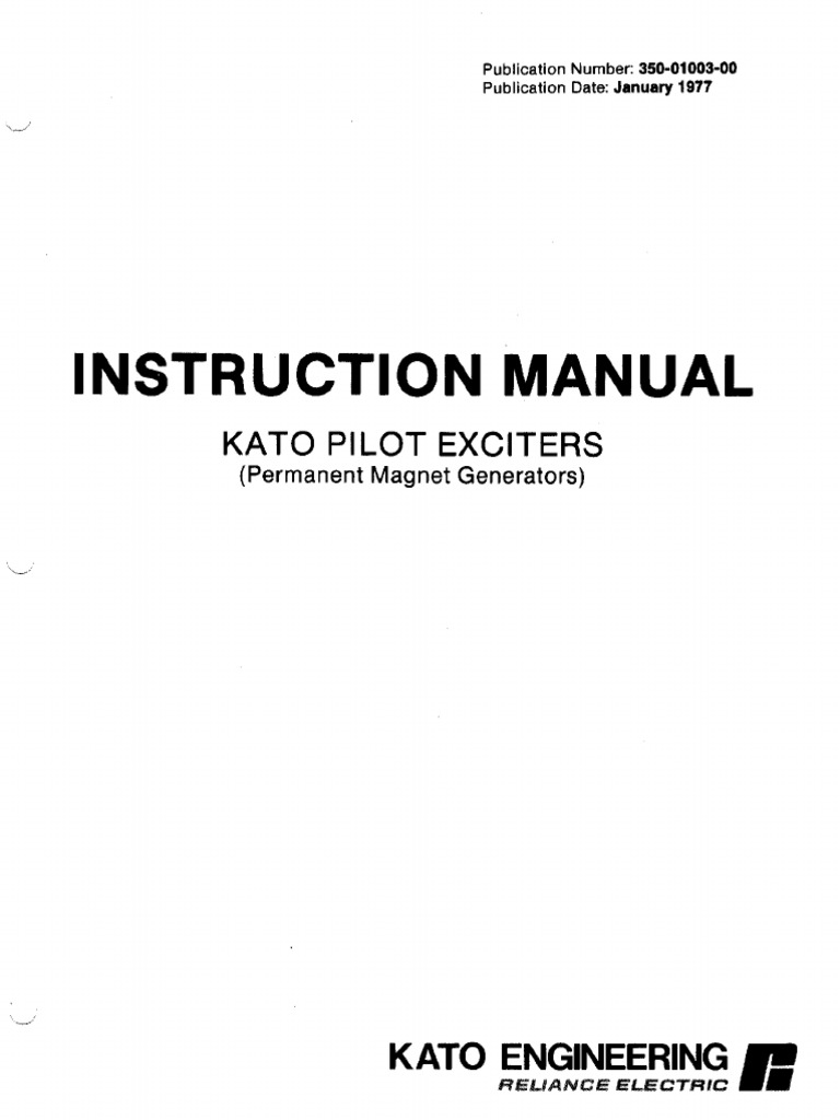 KATO Pilot Exciters | PDF | Computers | Technology & Engineering