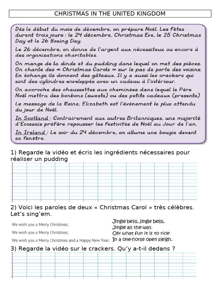 CHRISTMAS IN THE UNITED KINGDOM | PDF