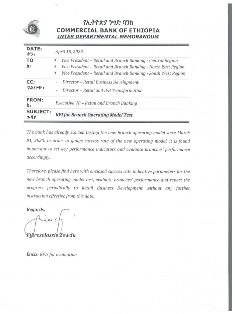 BOM-Branch Operating Model Document | PDF