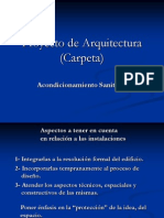 A SANITARIO Proyecto de Arquitectura Pintos 2008