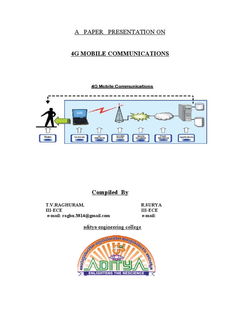 Advancements in 4G Mobile Communication | PDF | 4 G | Telecommunication