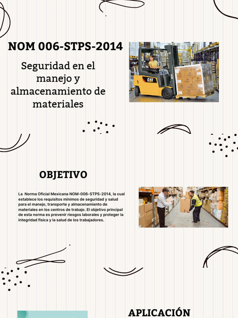 Presentación Seguridad en El Manejo y Almacenamiento de Materiales | PDF